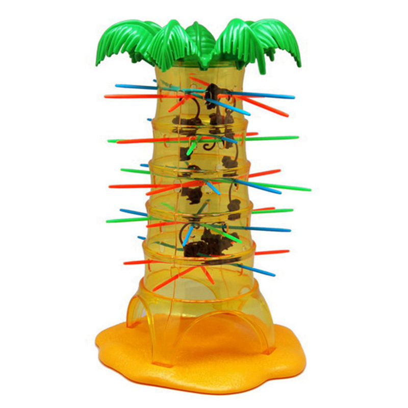 HitUpon Tabletop Game Monkey Climbing Tree, Game Zone Monkey Tree Game