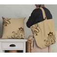thumbnail image 5 of Soimoi Rayon Fabric Ogee Damask Print Fabric by the Yard 42 Inch Wide, 5 of 5