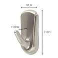 thumbnail image 4 of Command Accent Hook, Brushed Nickel, Small, 1 Wall Hook, 4 of 10
