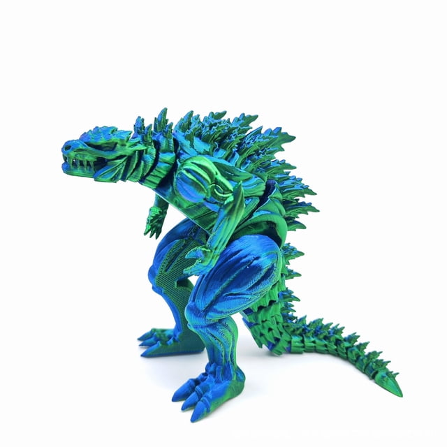 3D Printed Muscle Dinosaur Action Figure Mini Toys Monster Figure Joint Model Movable Rotatable Desktop Ornament Kids Gift