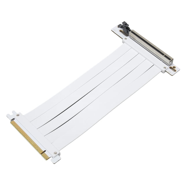 PCIE 4.0 X16 Riser Cable,128GB Bsp Right Angle EMI Shielding Gaming PCI Express Gen4 PCIE Connector, GPU Extension Cable For RTX3090 RTX3080 RTX3070