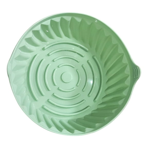 Reusable Silicone Fryer Basket Liner 7.5 Inch Round Pot Liner for 5QT Air Fryers,Non Stick,Dishwasher Safe Replacement for Parchment Paper,Fits 4.2L Fryers