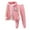 Pink, variant on WUANDIXFA Kids Girls Boys 2 Piece Outfits Athletic Tracksuit Toddler Long Sleeve Hoodie Jacket and Sweatpants Set (Pink, 6-7 Years)