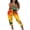 Yellow, variant on Inevnen Women's Summer Sleeveless Spaghetti Strap Slit Leg Ankle Tie Jumpsuit Romper with Pockets