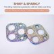 thumbnail image 3 of [2 Pack] Bling Camera Lens Protector Compatible with iPhone 13 Pro Max 6.7inch & 13 Pro 6.1inch Glitter Diamond Crystal Metal Lens Protective Decorat, 3 of 4