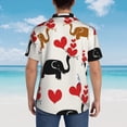 thumbnail image 6 of Elephant Hawaiian Shirts For Men, Summer Short-Sleeve Relaxed-Fit Button-Down Shirts Large, 6 of 9