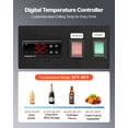 thumbnail image 3 of VEVOR Commercial Merchandiser Refrigerator, 20.8 Cu.Ft / 590L Upright Beverage Cooler, 2 Glass Door Display Refrigerator with Customizable Lightbox, 8 Adjustable Shelves, Soft LED Lighting & Casters, 3 of 9