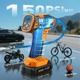 thumbnail image 3 of RELOIVE Tire Inflator Portable Air Compressor - 150 Psi Air Pump For Car Tires with Digital Pressure Gauge, LED Light and Auto Shut-Off Function - Cordless Pump for Car, Motorcycle, Bicycle, Balls, 3 of 13