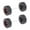 Red Black, variant on Almencla 4 Pieces 1/64 Scale Simulation Model Car Tires Replacement Parts with Car Axles for RC Truck Adult Boys Red Black