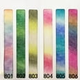 thumbnail image 3 of 500g Rainbow Gradient Color Sprayed Mohair Yarn Segment Dyed Rainbow Puffy Yarn Plush Fine Baby Wool Crochet Hand Knitting Line, 3 of 6