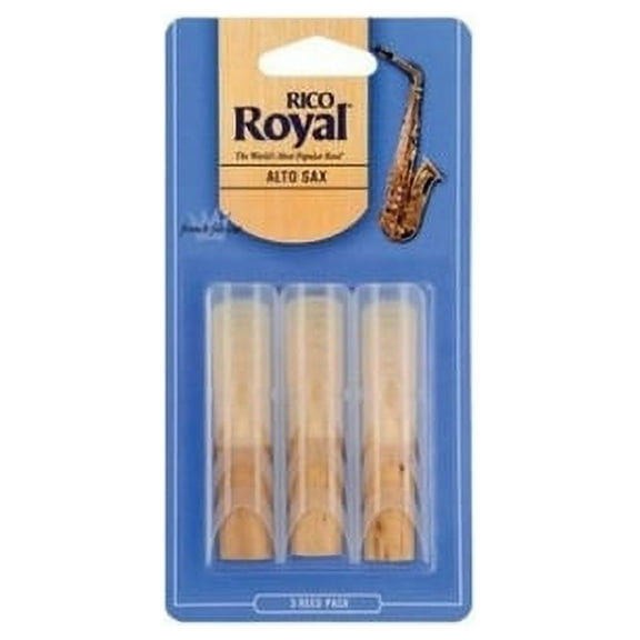 Royal by D'Addario Alto Sax Reeds, Strength 2.5, 3-pack