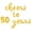 Gold, variant on Cursive Script Letter Balloons - CHEERS TO 50 YEARS 16" Inch Alphabet Letters Foil Mylar Balloon 50th Birthday or Anniversary Party Banner (Gold)