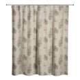 thumbnail image 2 of Creative Products Pine Cones on Brown 71x74 Shower Curtain, 2 of 2