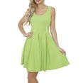 thumbnail image 3 of White Mark Women's Bright Fit and Flare Mini Dress, 3 of 3