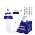 thumbnail image 3 of Happy Birthday Money Pull Box Birthday Surprise Gift Box with Hidden Cash Slot Party Table Favor and Pull Card Design,Blue, 3 of 4