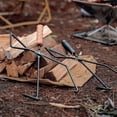 thumbnail image 3 of Pinzas de carbón de hierro para acampar al aire libre, hoguera, barbacoa, herramienta de clip para leña, 3 of 6