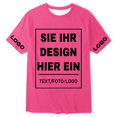 thumbnail image 5 of Zylarhe Mens Tshirt, Custom Photo T Shirt Summer Short Sleeve Tee For Picture Printing Idea Cool Comfortable Casual Wear Hot Pink XXXL, 5 of 7