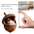 thumbnail image 6 of Christmas Tree Ornament Set Woodland Animal Ornaments Pinecone Acorn Decorations 2D Flat Acrylic 3.15 Inch Cute Forest Design for Xmas Tree Decor Holiday Home Gift, 6 of 8