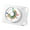 White, variant on Noiseless Digital Timers With Base Visual Time Tracking ABS Construction For Cooking Laboratory Fitness Trainin