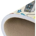 thumbnail image 6 of Coolnut Lightweight Soft Area Rugs, 80 x 58 inch（6'8" x 4'10"） Cute Music Icon Floor Mat for Kids Playing Room Hardwood Floor Living Room Nursery Rugs, 6 of 6