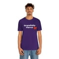 thumbnail image 5 of Gracefully Fierce Stitched Heart Unisex Jersey Short Sleeve Tee, 5 of 10