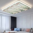 thumbnail image 2 of Butterfly Flowers Magnetic Fluorescent Light Covers for Ceiling Lights 2x4Ft, Vintage Stained Glass Green Spring Office Classroom Kitchen Drop Ceiling Light Covers Lighting Filters Shade Panel 1 Pack, 2 of 9
