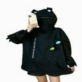 thumbnail image 1 of Frog Sweat à Capuche pour Femmes Saint-Valentin Pull à Fermeture Éclair Dessin Animé Couple Vert TTTG, 1 of 6