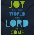 thumbnail image 2 of Joy to the World Lord Has Come Hoodie Sweatshirt Women Brisco Brands S, 2 of 4
