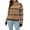 Khaki, variant on HAiming Womens Striped Sweater Turtleneck Long Sleeve Pullover Ribbed Knit Shirts Trendy Loose Casual Sweaters