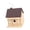 Brun, variante sur davian Ornement de Nichoir Extérieur pour Oiseaux Cadeau pour Amateurs d'Oiseaux Décoration de Jardin Fantaisie Nichoir Suspendu pour Cour Arrière Rouge