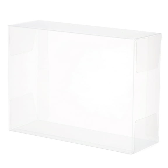 Uxcell 10 PCS Clear Gift Box 4.4"x2"x6" Transparent Candy Box Plastic Favor Boxes Packing