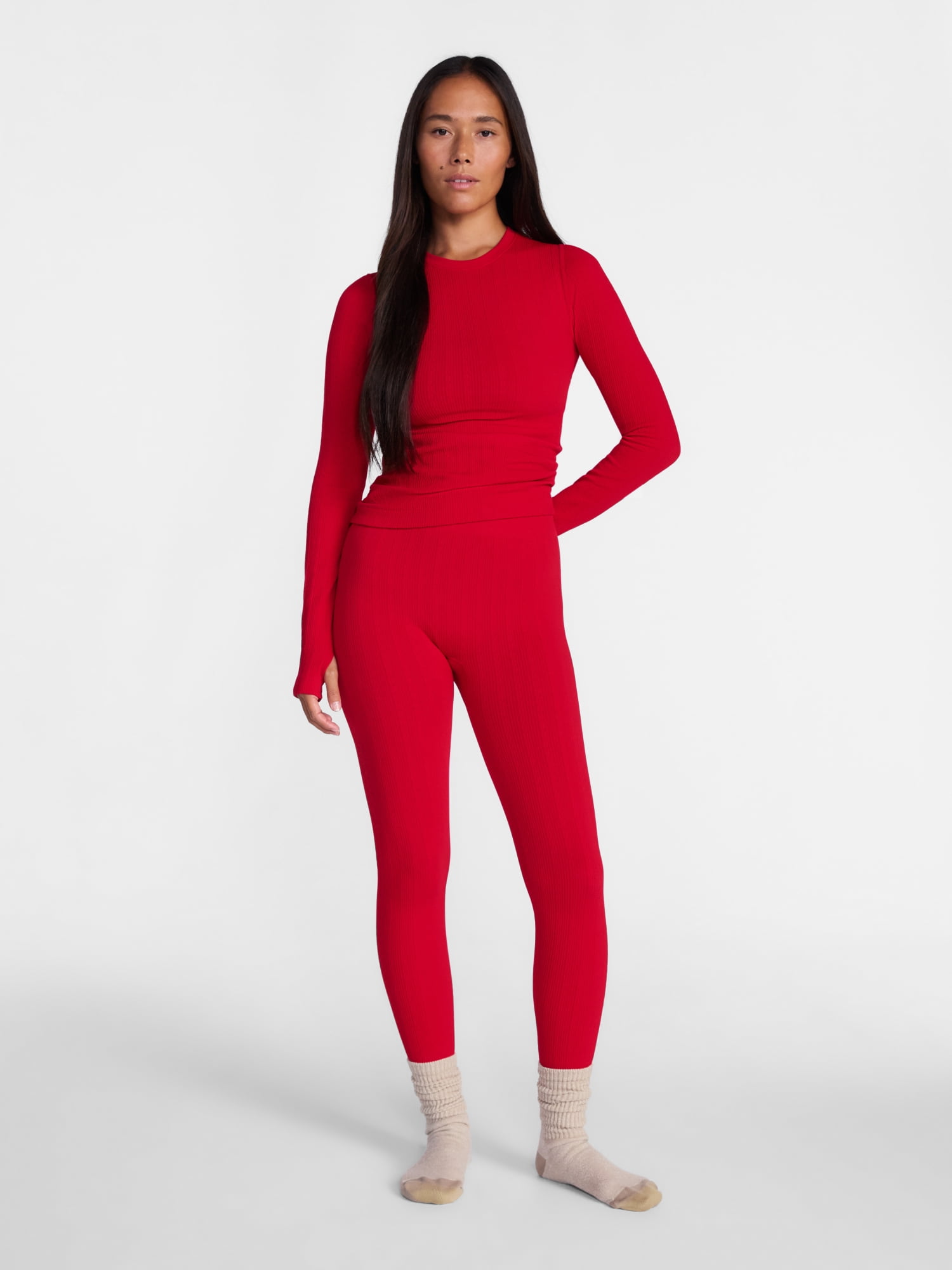 Ozark Trail Women's Warmer Thermal Seamless Fleece Bottom, Sizes XS-XXL