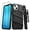 Black & Black, variant on ZIZO BOLT Bundle for iPhone 14 (6.1) Case with Screen Protector Kickstand Holster Lanyard - Red