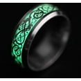 thumbnail image 2 of Mens Titanium Ring Steel Band Lord Of The Rings Style, 2 of 2