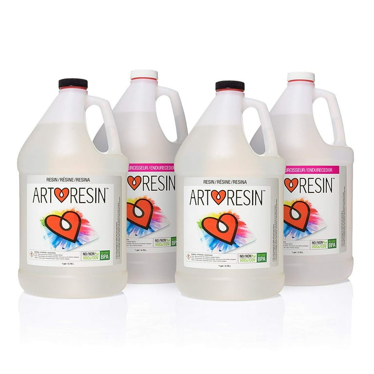 ArtResin - Epoxy Resin - Clear - Non-Toxic - 4 gal (15.14L) 