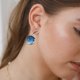 thumbnail image 4 of sweethay 1 par de pendientes para mujer, diseño asimétrico, joyería para niñas, pendientes multifuncionales para regalo de cumpleaños, Ropa, zapatos y accesorios Miscelánea Tipo C, 4 of 6