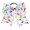 White, variant on LSLJS Children Girls Bow Heart Print Hair Ring Hair Rope Accessories, Kids Hair Clips