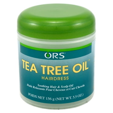 Ors Tea Tree Soothing Hair & Scalp Oil Hairdress 5.5 Ounce (156g) (Pack of 2)