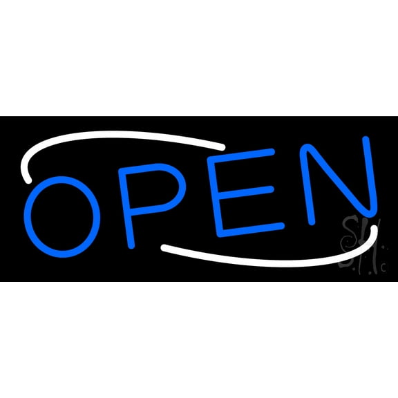 Bar Open LED Neon Sign 10 x 24 - inches, Clear Edge Cut Acrylic Backing, with Dimmer - Bright and Premium built indoor LED Neon Sign for Bar decor.