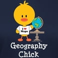 thumbnail image 3 of CafePress - Geography Chick Women's Dark T Shirt - Women's Traditional Fit Dark T-Shirt, 3 of 4