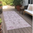 thumbnail image 6 of Addison Rugs Chantille Indoor/Outdoor Traditional Oriental Pink Washable Runner Rug, 2'3" x 7'6", 6 of 6