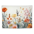 thumbnail image 5 of Chilfamy  Floral Tapestry, Flower Tapestry Wall Hanging Plant Tapestry, Colorful Wildflower Nature Wall Tapestry Botanical Herbs Vintage Tapestry for Bedroom Living Room Dorm 60x50inch, 5 of 6