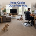 thumbnail image 5 of onn. Cable Management Kit, 100 Piece Cord Organizer Set with Cable Clips, Zip Ties, Sleeves & Wire Wraps for Home & Office, 5 of 10