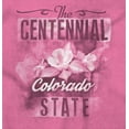 thumbnail image 2 of Colorado Cute State Flower Souvenir Womens Slim Fit Graphic Tee Brisco Brands L, 2 of 3