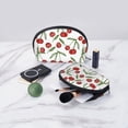thumbnail image 5 of YFYANG 2 Piece Women's Portable Makeup Bags, Watercolor Cherry Graffiti Clutch Travel Toilet Bags Cosmetic Organizer, 5 of 7