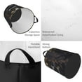 thumbnail image 2 of Goofa Royal Skull With Golden Crown Printed Circular Hamper,Laundry Basket with Handles,Storage Baskets Foldable,Large Capacity Laundry Hamper-, 2 of 6