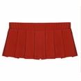 thumbnail image 5 of Alvivi Women's School Girls Pleated Miniskirt y2k Low Waist Short Dance Mini Skirts Costume Red Large, 5 of 7