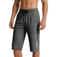thumbnail image 2 of CHUMUD Mens Shorts Hiking Stretch Quick Dry Golf Shorts Relaxed Fit Elastic Waist Below Knee Shorts with Pockets Summer Casual (Avail for Big & Tall), 2 of 9