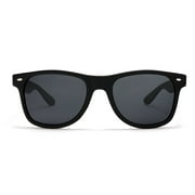 Polarized Modern Venice Sunglasses - Black Smoke -