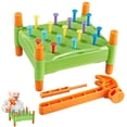 thumbnail image 2 of Hammer for Realistic Pounding Game with Multicolor Pegboard Fine Motor Skill Development Hand-Eye Coordination Early Learning Activity, 2 of 9